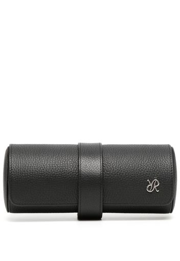 Rapport Berkely leather 3-watch roll - Schwarz