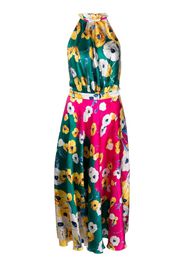 Raquel Diniz Blossom-print halterneck dress - Rosa