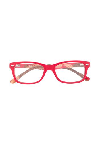 RAY-BAN JUNIOR Eckige Brille - Rot