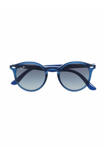 Ray-Ban Sonnenbrille mit rundem Gestell - Blau