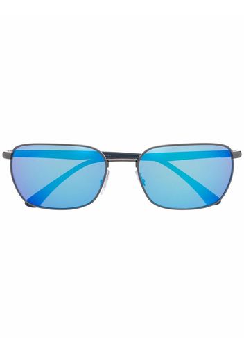 Ray-Ban Eckige Sonnenbrille - Blau