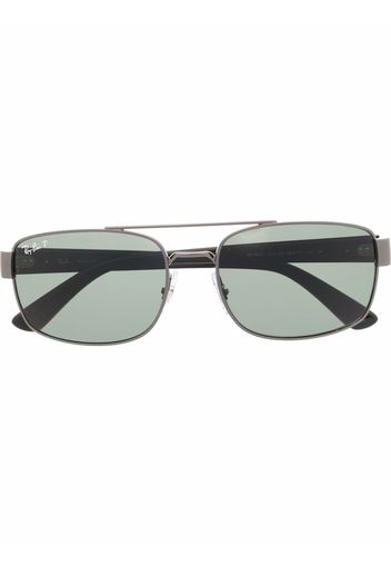 Ray-Ban rectangle-frame sunglasses - Schwarz