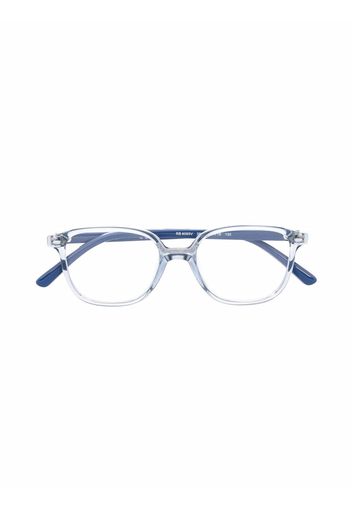 RAY-BAN JUNIOR Brille mit transparentem Gestell - Blau