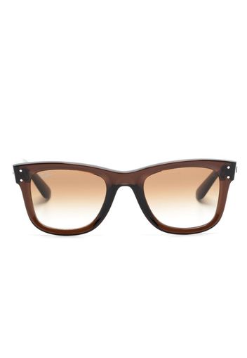 Ray-Ban Eckige Wayfarer Reverse Sonnenbrille - Braun