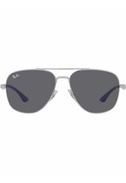 Ray-Ban square-frame aviator sunglasses - Grau