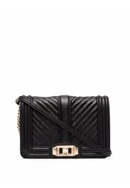 Rebecca Minkoff quilted shoulder bag - Schwarz