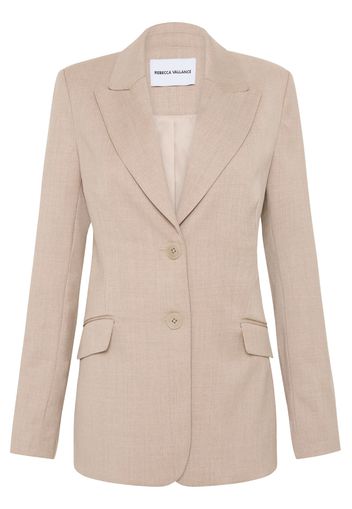 Rebecca Vallance Manon single-breasted blazer - OATMEAL