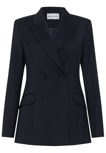 Rebecca Vallance Doppelreihiger Blazer mit Nadelstreifen - Blau