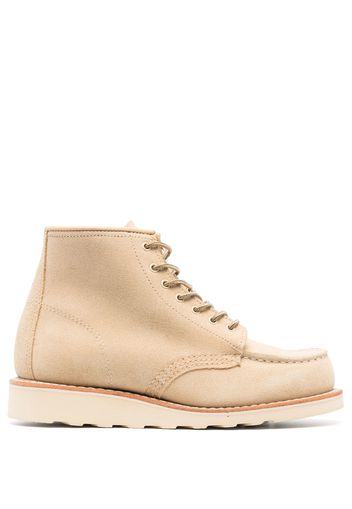 Red Wing Shoes classic mocassin toe boots - Nude