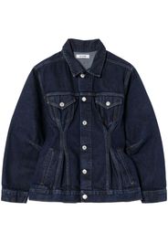 RE/DONE pintuck denim jacket - Blau