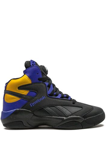 Reebok Shaq Attaq "Core Black/Bold Purple/Collegiate Gold" sneakers - Schwarz