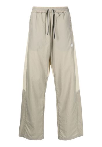 Reebok elasticated-waist ripstop track pants - Nude