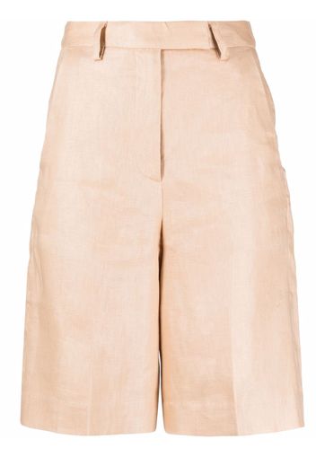 REMAIN tailored linen shorts - Nude