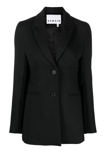 REMAIN Kenja sing-breasted blazer - Schwarz