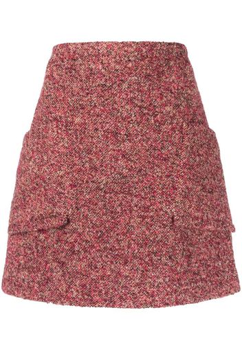 REMAIN A-line tweed mini skirt - Rosa