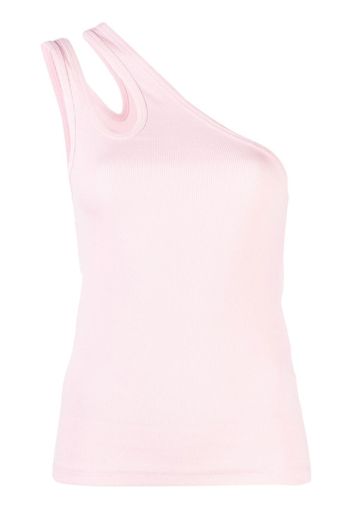 REMAIN one-shoulder organic cotton vest - Rosa