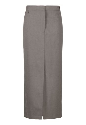 REMAIN front-slit pencil skirt - Grau