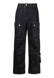 REMAIN denim cargo trousers - Schwarz