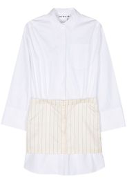 REMAIN layered mini dress - Weiß