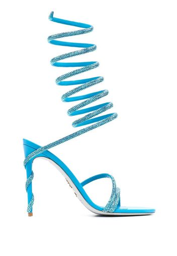 René Caovilla Rene Sandalen 105mm - Blau