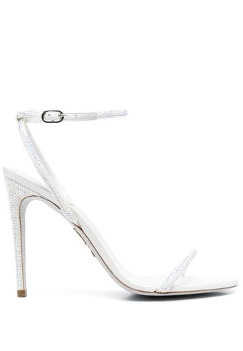 Rene Caovilla Escarpin metallic sandals - Weiß