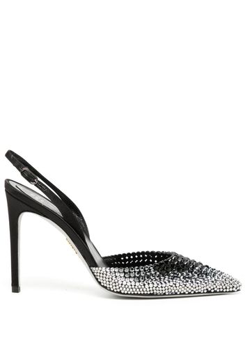 René Caovilla Jackie 105 slingback-strap sandals - Schwarz