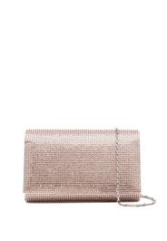 René Caovilla Clutch mit Pailletten - Rosa