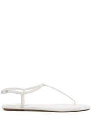 René Caovilla Diana leather open-toe sandals - Weiß