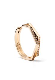 Repossi 18kt rose gold Antifer diamond hoop earrings - Rosa