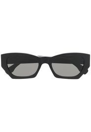 Retrosuperfuture Amata rectangular-frame sunglasses - Schwarz