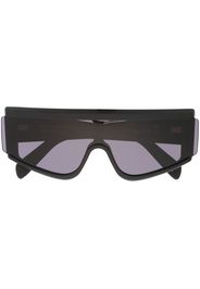 Retrosuperfuture flat-peak tinted sunglasses - Schwarz