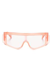 Retrosuperfuture Zed geomnetric-frame sunglasses - Orange