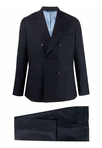Reveres 1949 double-breasted striped suit - Blau