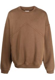 Rhude logo-embroidered oversize jumper - Braun