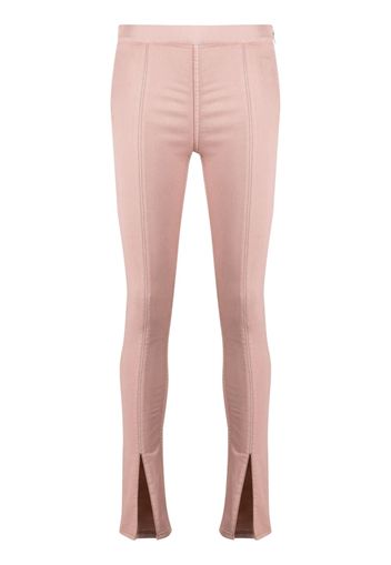 Rick Owens DRKSHDW slit-detail leggings - Rosa