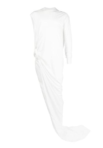 Rick Owens DRKSHDW woven long-line T-shirt - Weiß