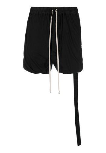 Rick Owens DRKSHDW Segelshorts mit Zierband - Schwarz