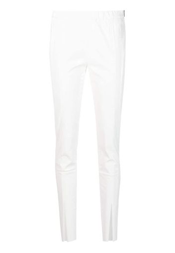 Rick Owens DRKSHDW slit-ankle high-waisted leggings - Weiß