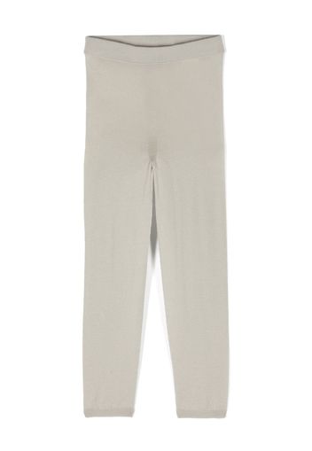 Rick Owens Kids elasticated fine-knit leggings - Nude