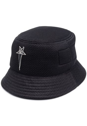 Rick Owens X Champion logo-embroidered bucket hat - Schwarz