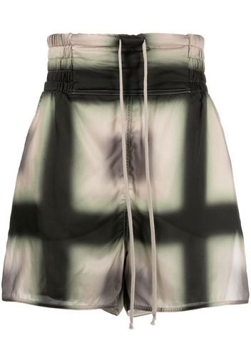 Rick Owens Badeshorts mit geometrischem Print - Nude