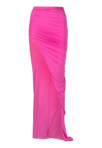 Rick Owens asymmetric maxi skirt - Rosa