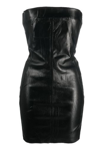 Rick Owens Bustier strapless minidress - Schwarz