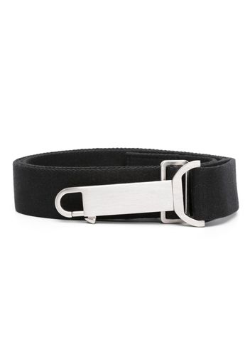 Rick Owens hook cotton belt - Schwarz