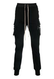 Rick Owens slim-cut leg cargo trousers - Schwarz