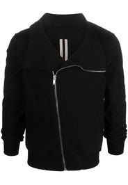 Rick Owens off-centre zip-up jacket - Schwarz