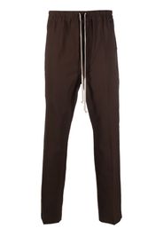 Rick Owens slim-cut drawstring-waistband trousers - Braun