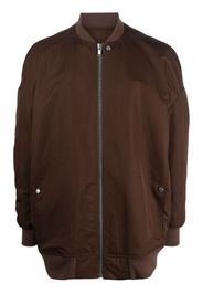 Rick Owens zip-up virgin-wool jacket - Braun