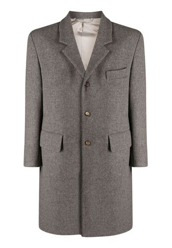 Rier single-breasted wool coat - Grau