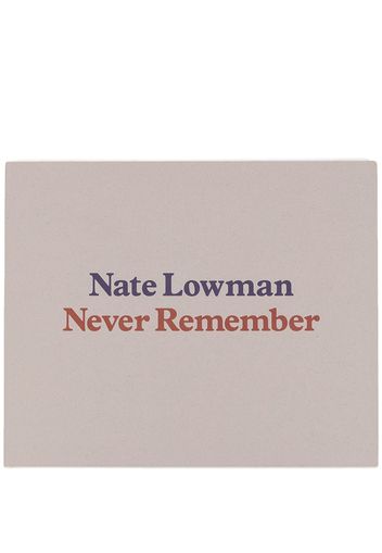 Rizzoli Nate Lowman Never Remember Buch - Grau